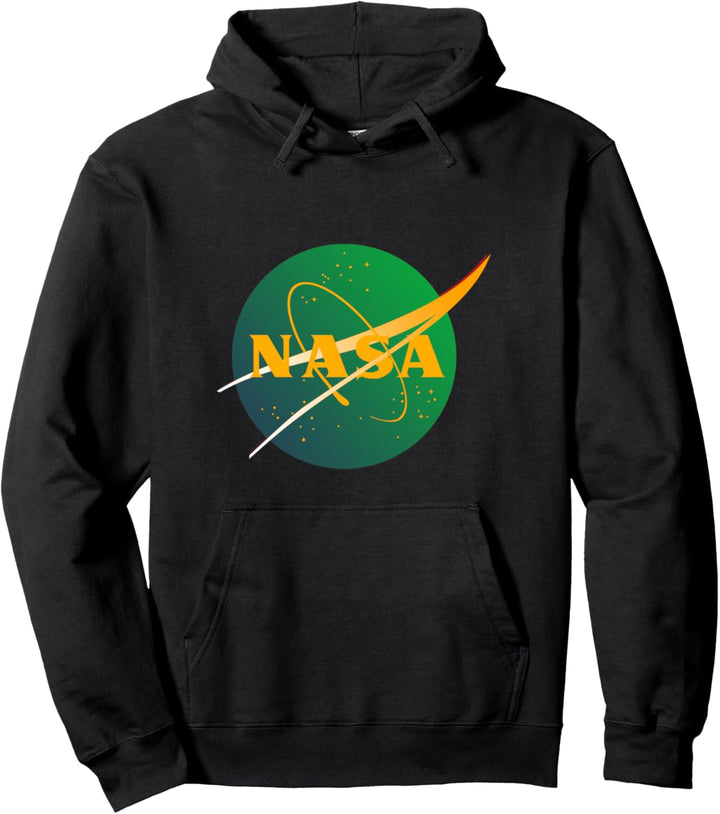 Offizielles NASA-Logo, Grün Pullover Hoodie