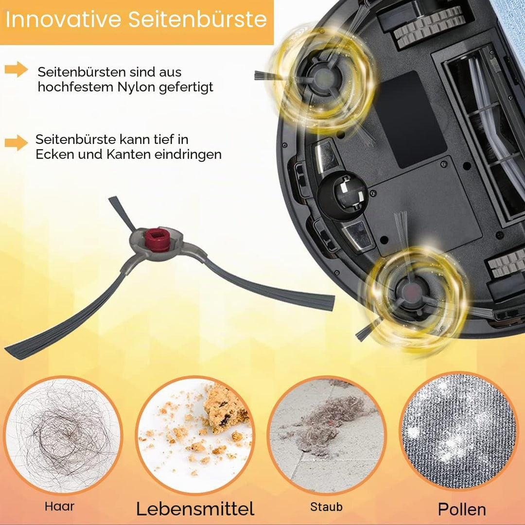 Ersatzteile für Ecovacs Deebot ozmo U2 DGN22 U2 Pro Roboter Staubsauger, Zubehör Set 1 Hauptbürste,