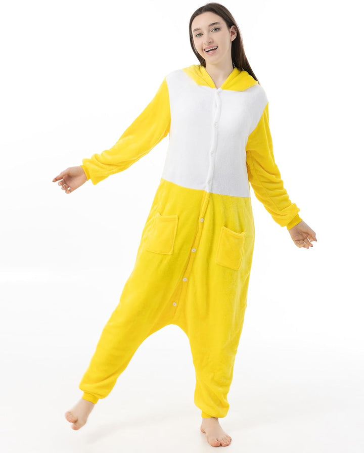 Katara 1744 (30+ Designs) Enten-Kostüm Küken, Unisex Onesie/Pyjama-Qualität für Erwachsene & Teenage