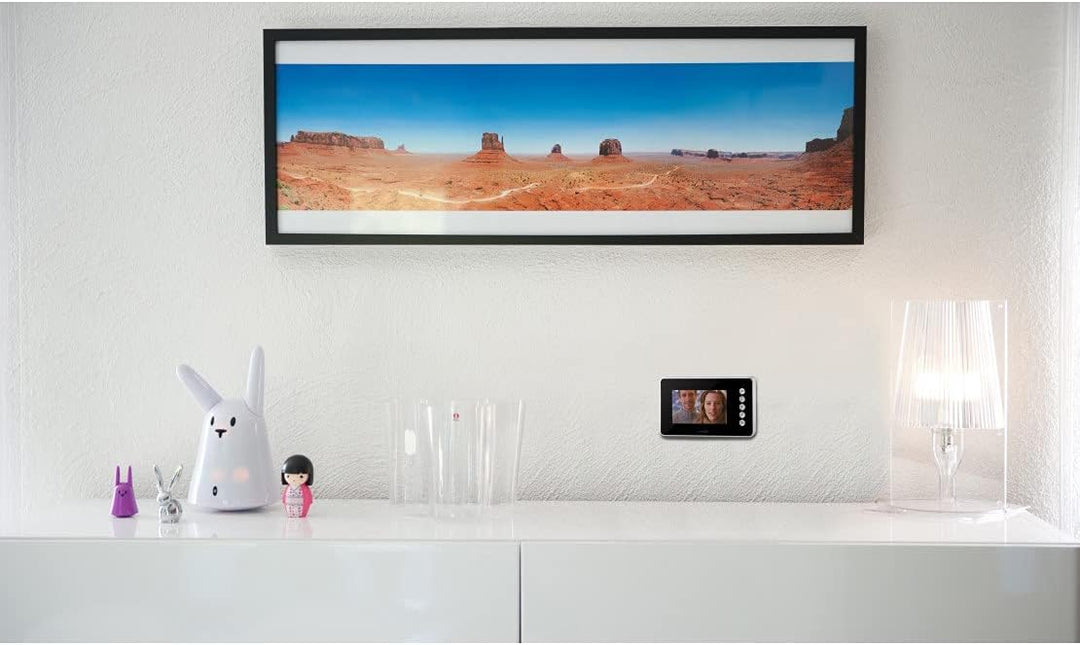 Kabelgebundenes Videotelefon mit 4,3 Zoll Display – Schwarz