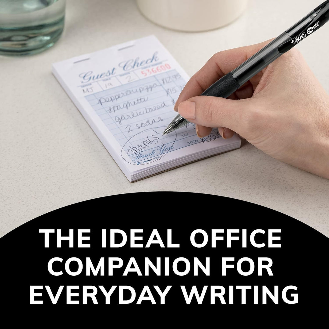 BIC Gel-ocity Retractable Gel Pen, Medium Point (0.7 mm), Black, 4-Count by BIC 4 stück (1er Pack) S