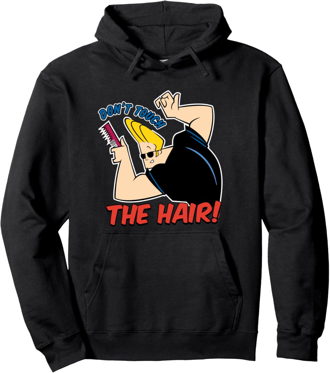 Cartoon Network Johnny Bravo Don't Touch the Hair Pullover Hoodie