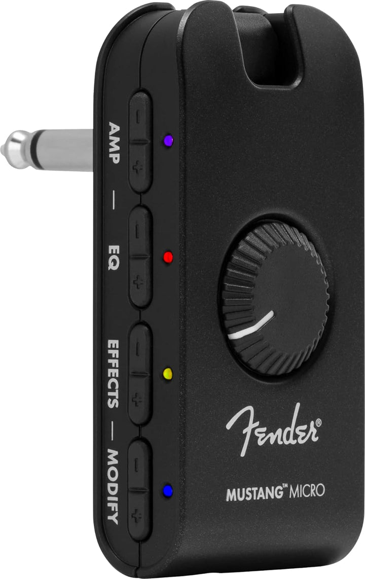 Fender Mustang Micro Amp – Der ultimative All-in-One Kopfhörer-Verstärker & Elixir 19077 Saiten E-Gi