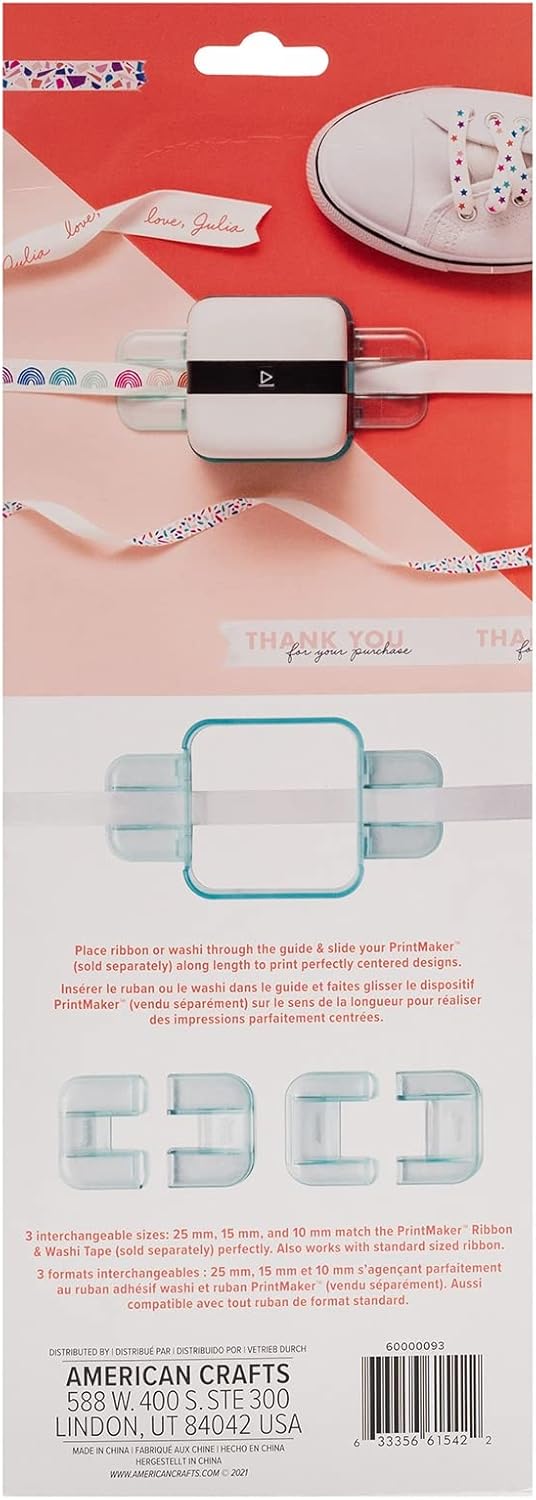 We R Memory Keepers Printmaker Washi & Ribbon Guide-, 36.8 x 13.3 x 2.5 centimètres