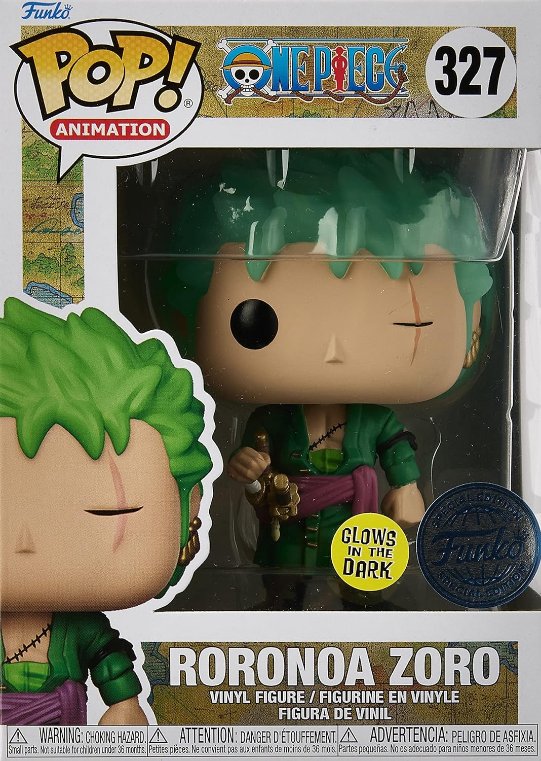 Funko POP Animation: One Piece: Zoro(GW) Kody Trading Exclusive