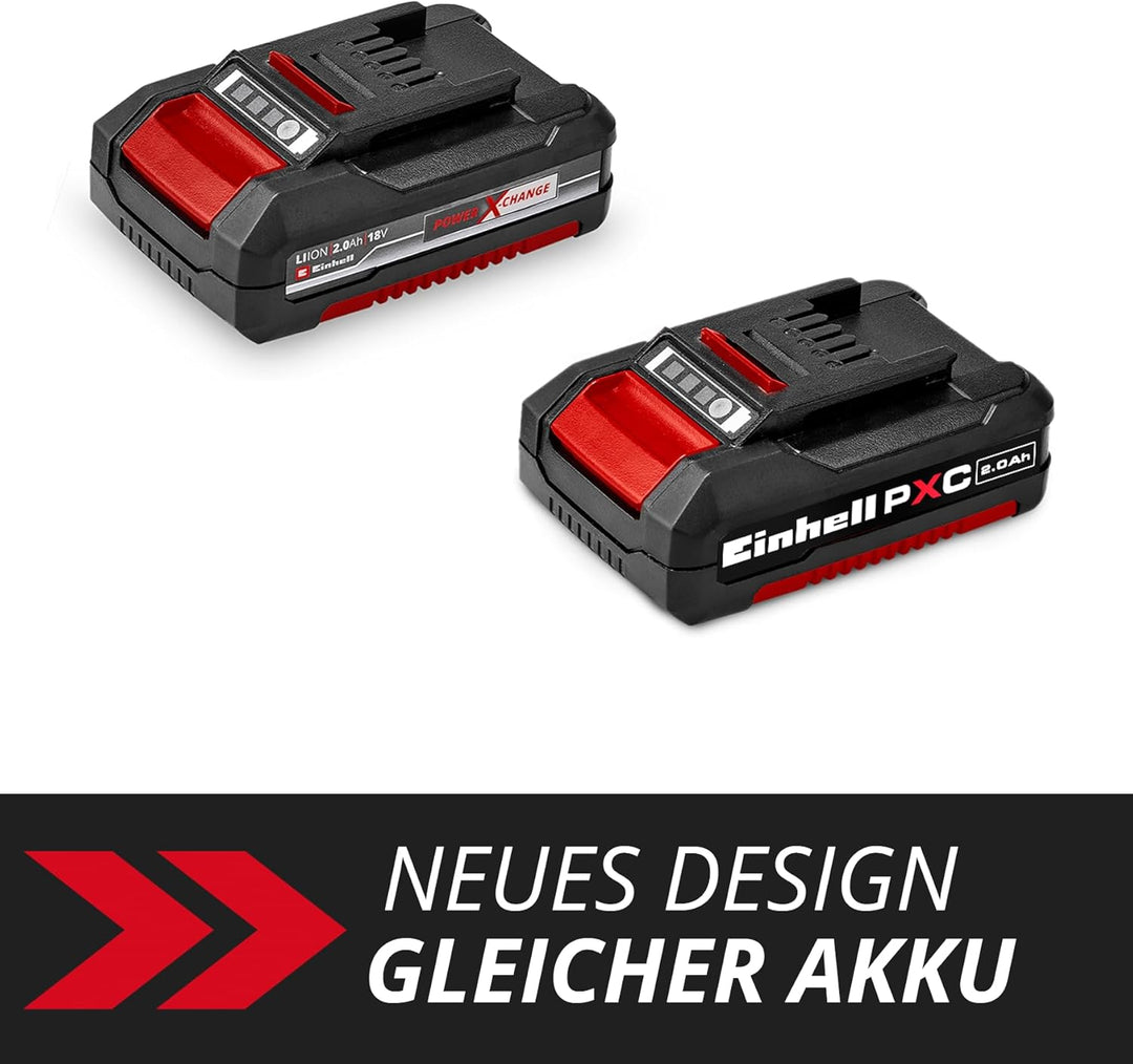 Einhell Power X-Change 18V, 2,0Ah Lithium-Ionen-Akku | Universell kompatibel mit allen Power X-Chang