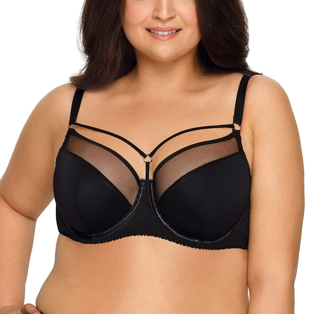 Ava Protea 1923 Vollschalen-BH für Damen, weich 65F Schwarz, 65F Schwarz