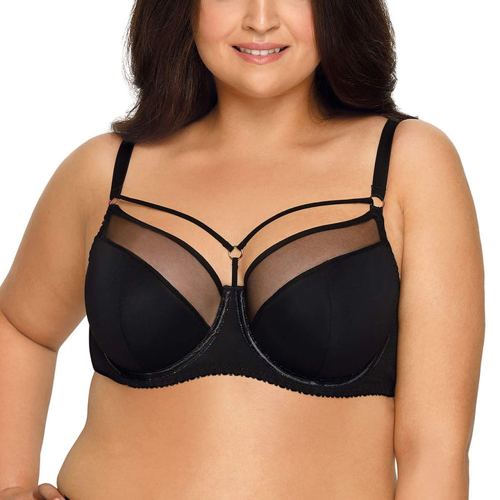 Ava Protea 1923 Vollschalen-BH für Damen, weich 65F Schwarz, 65F Schwarz