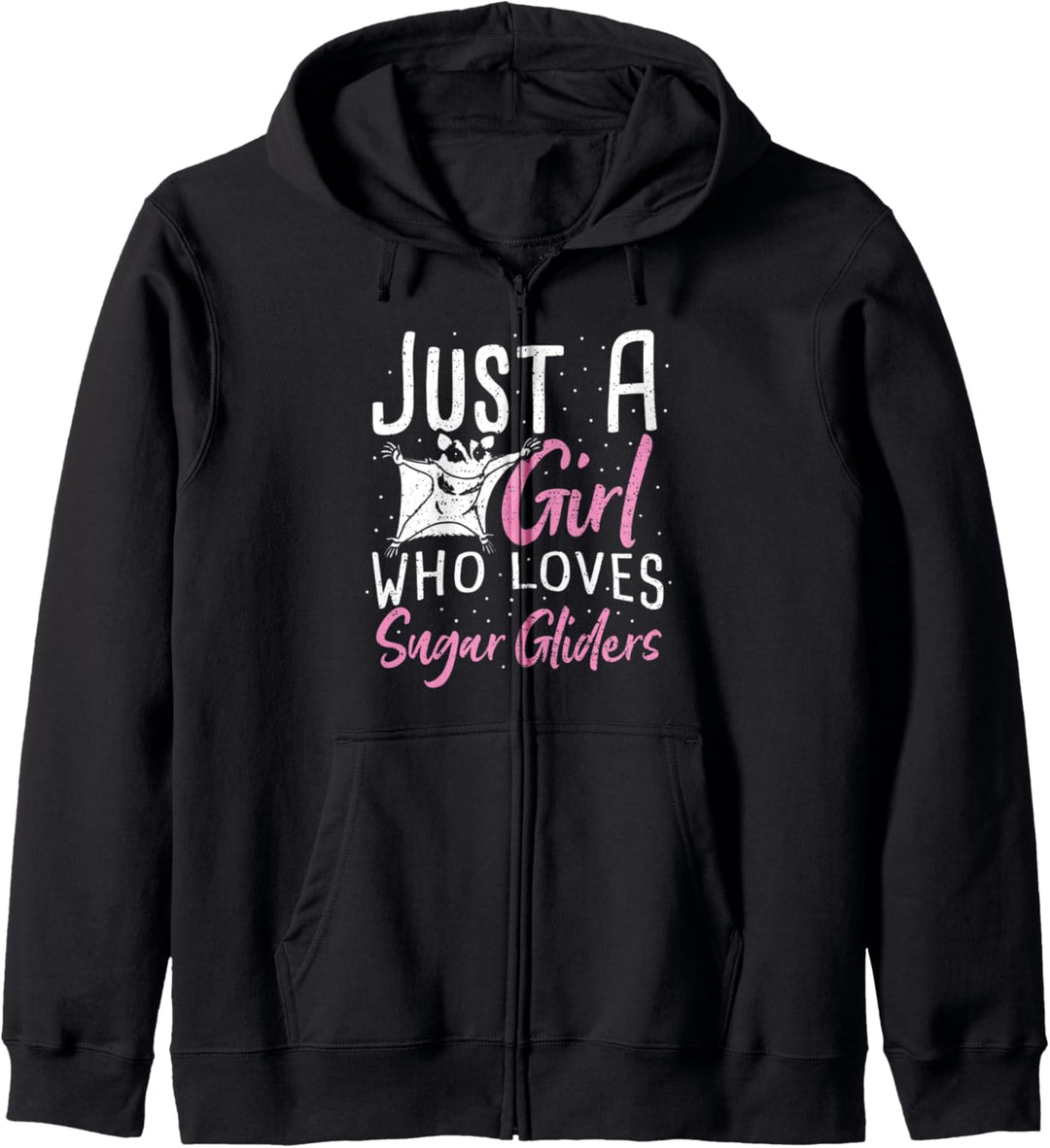 Frettchen: Just A Girl Who Loves Sugar Gliders - Tier Kapuzenjacke