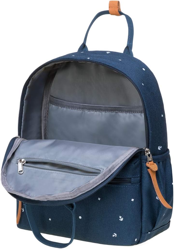 KAUKKO Schöner und durchdachter Rucksack mit Laptopfach für 15 Zoll Schule Uni 22L 5-5, Blau, 5-5, B