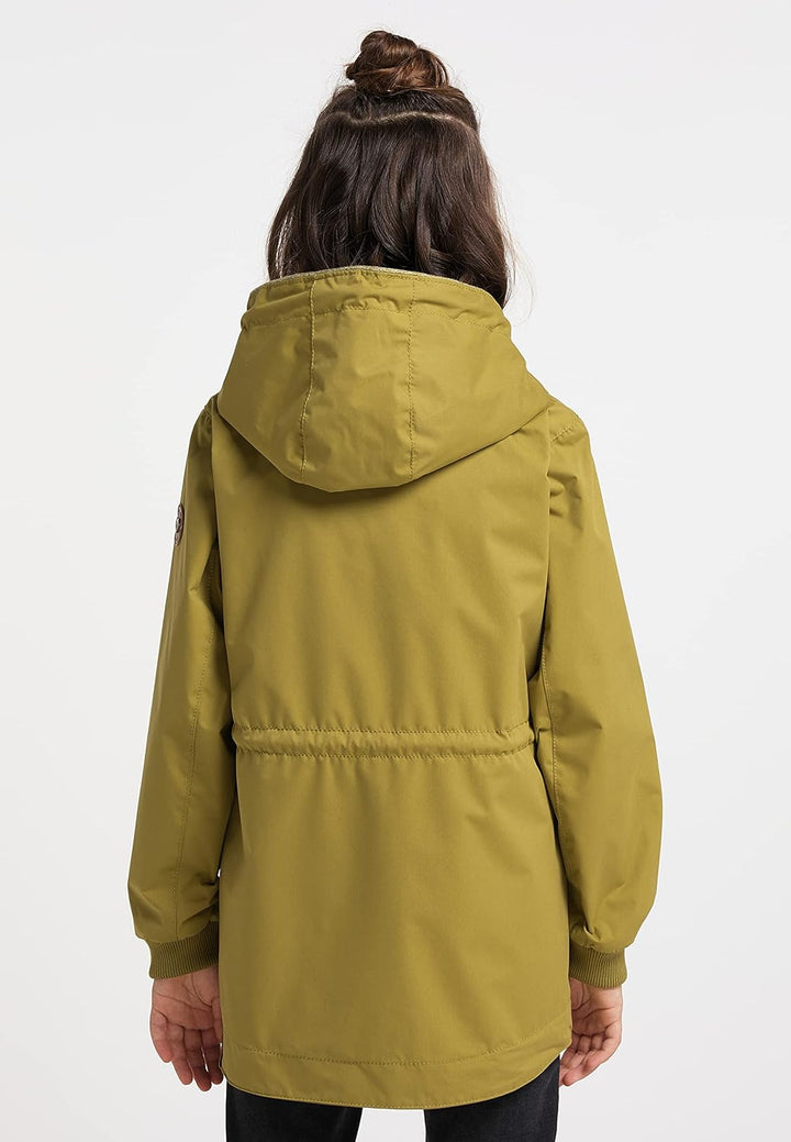 Ragwear Layra Mädchen Jacke Sommerjacke Kinder Übergangsjacke Wasserabweisend Parka Mantel 128 LIGHT