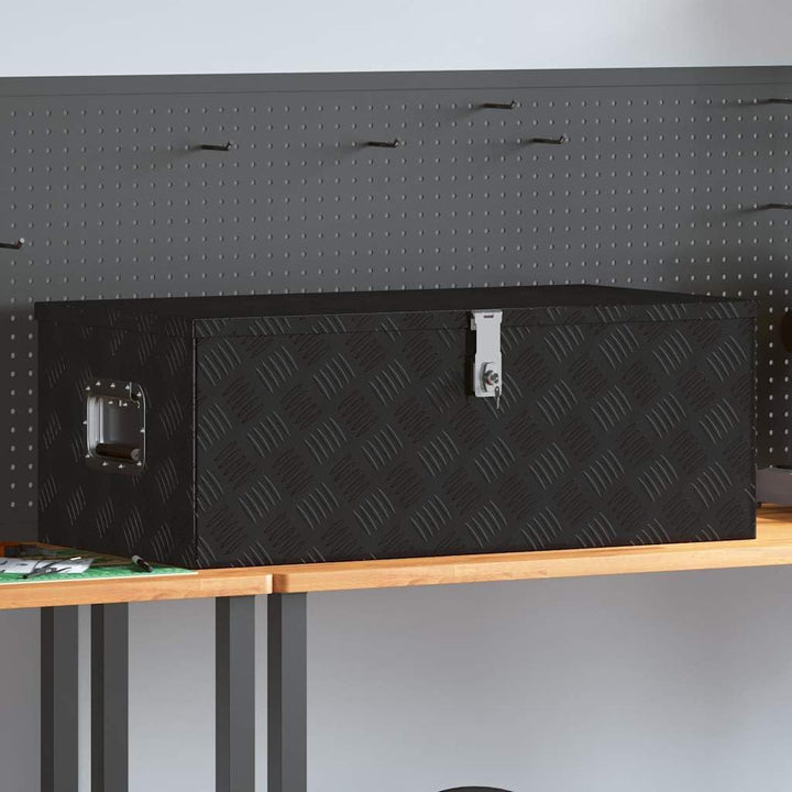vidaXL Aufbewahrungsbox Aluminiumkoffer Aluminiumbox Lagerbox Lagerkiste Transportkoffer Transportki