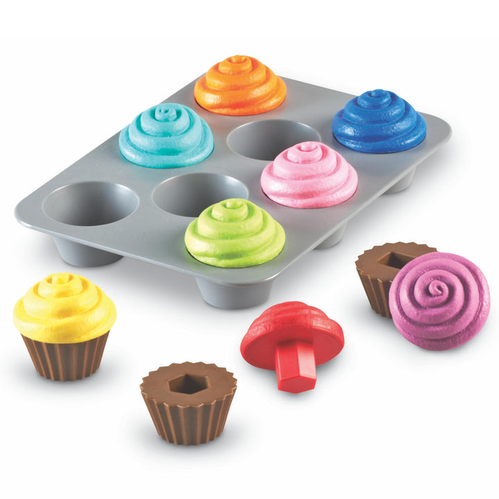 Learning Resources Smart Snacks Cupcake Formen-Steckspiel Einzeln, Einzeln