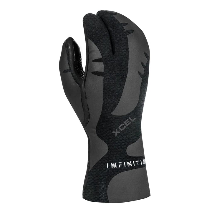 XCEL Herren Infiniti 5mm 3 Finger Lobster Claw Neoprenanzug-Handschuhe ? Schwarz ? Leicht, schnell D
