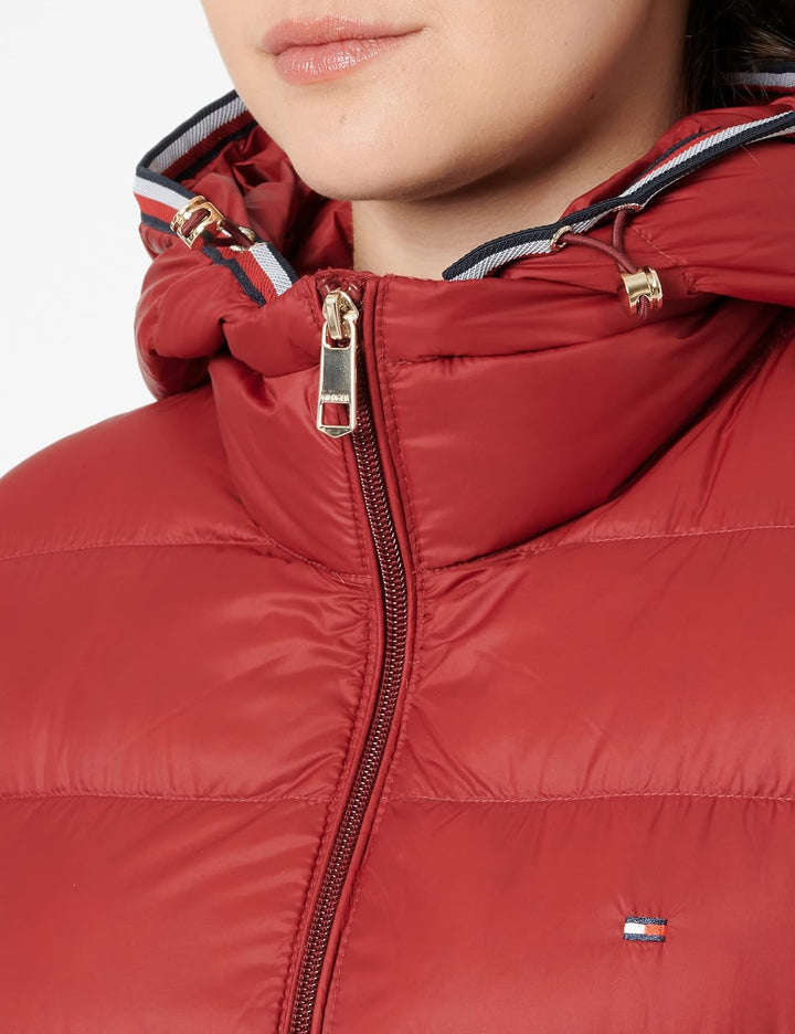 Tommy Hilfiger Damen Daunenmäntel S Rot (Rouge), S Rot (Rouge)