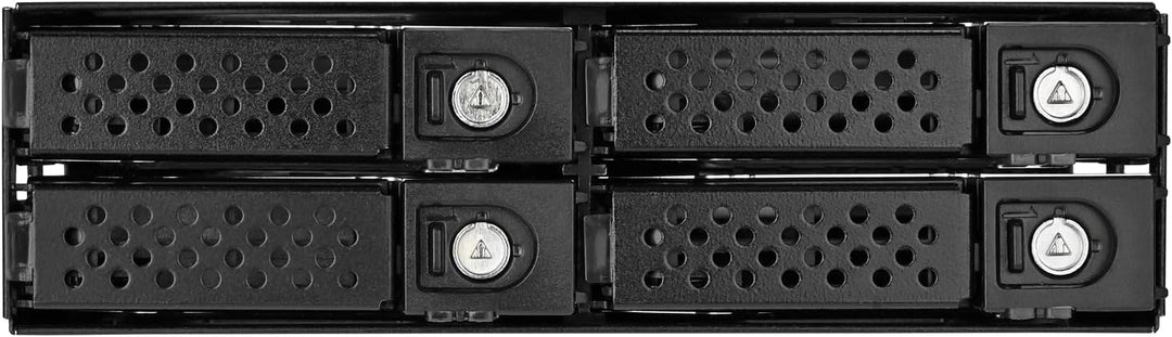 SilverStone Technology SST-FS204B-US - Adapterkäfig für einzelne 5,25-Zoll-Geräteschächte für Vier U