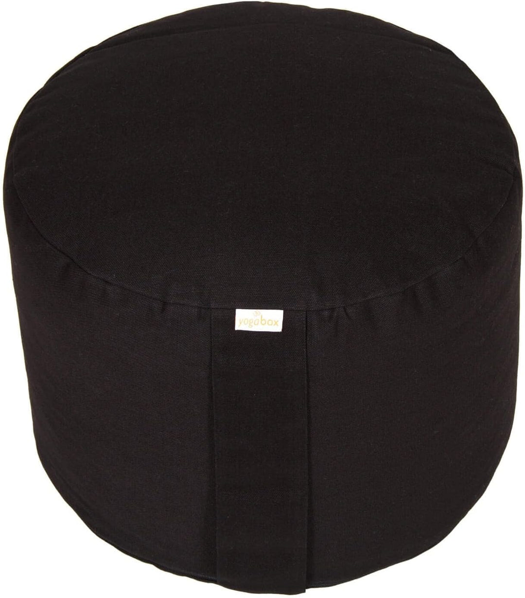 Yogabox Hochwertiges Meditationskissen Rondo Big - Yogakissen extra hoch Bezug und Innenkissen 100%