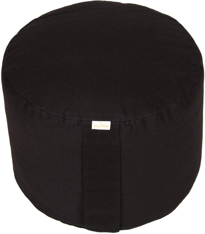 Yogabox Hochwertiges Meditationskissen Rondo Big - Yogakissen extra hoch Bezug und Innenkissen 100%