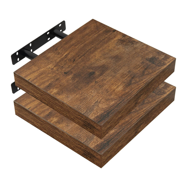 WOLTU 2X Wandregal Wandboard Bücherregal Regale für Deko Wandablagen aus MDF Holz, 2er Set Hängerega