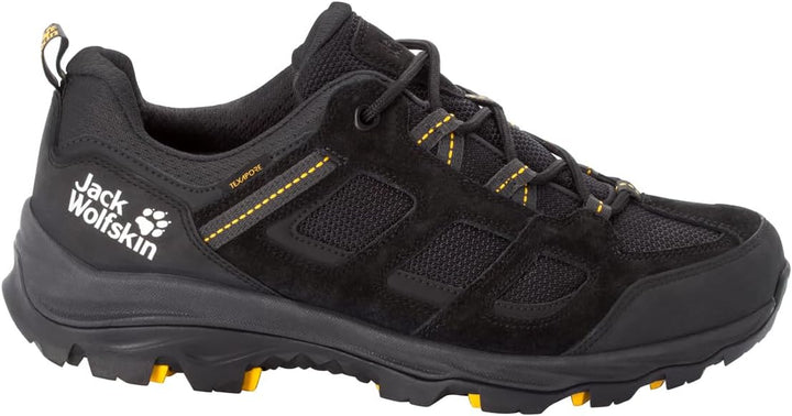 Jack Wolfskin Herren Vojo 3 Texapore Low M Outdoorschuhe 39.5 EU Black Burly Yellow Xt, 39.5 EU Blac