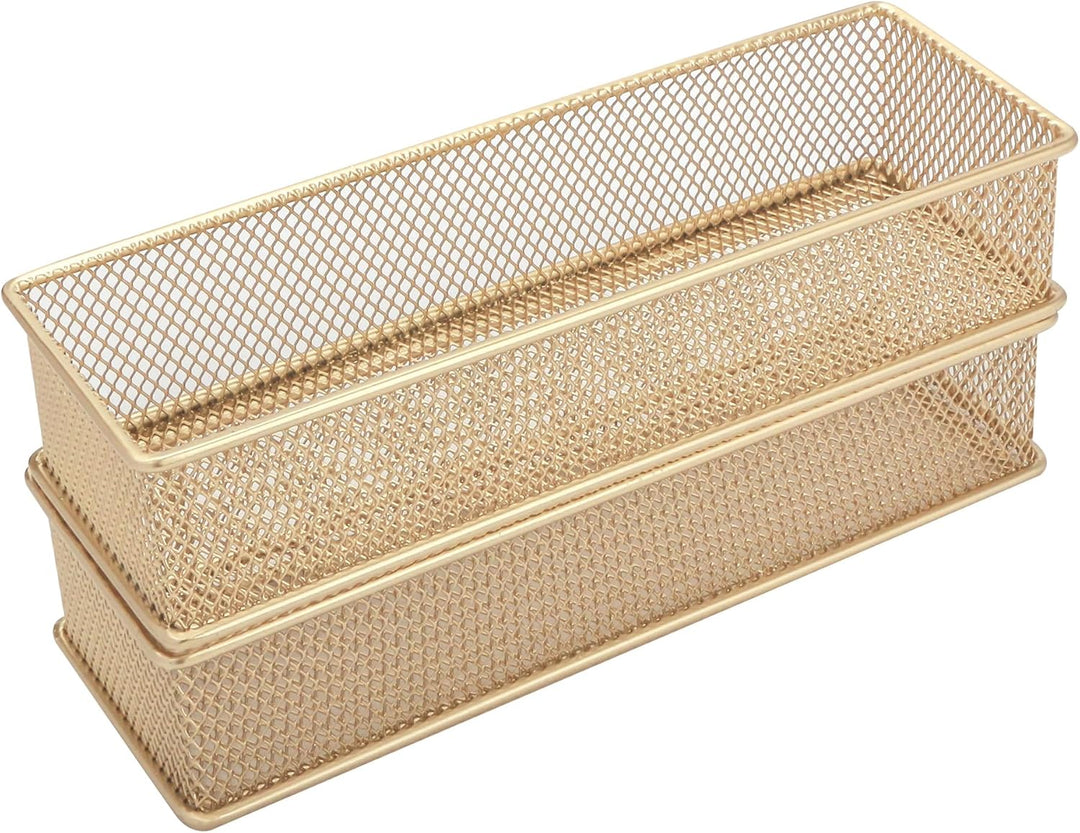 Annova Netz-Schubladenschrank und Regal, Organizer, Aufbewahrungskorb, für Schule, Büro, Zubehör, 2