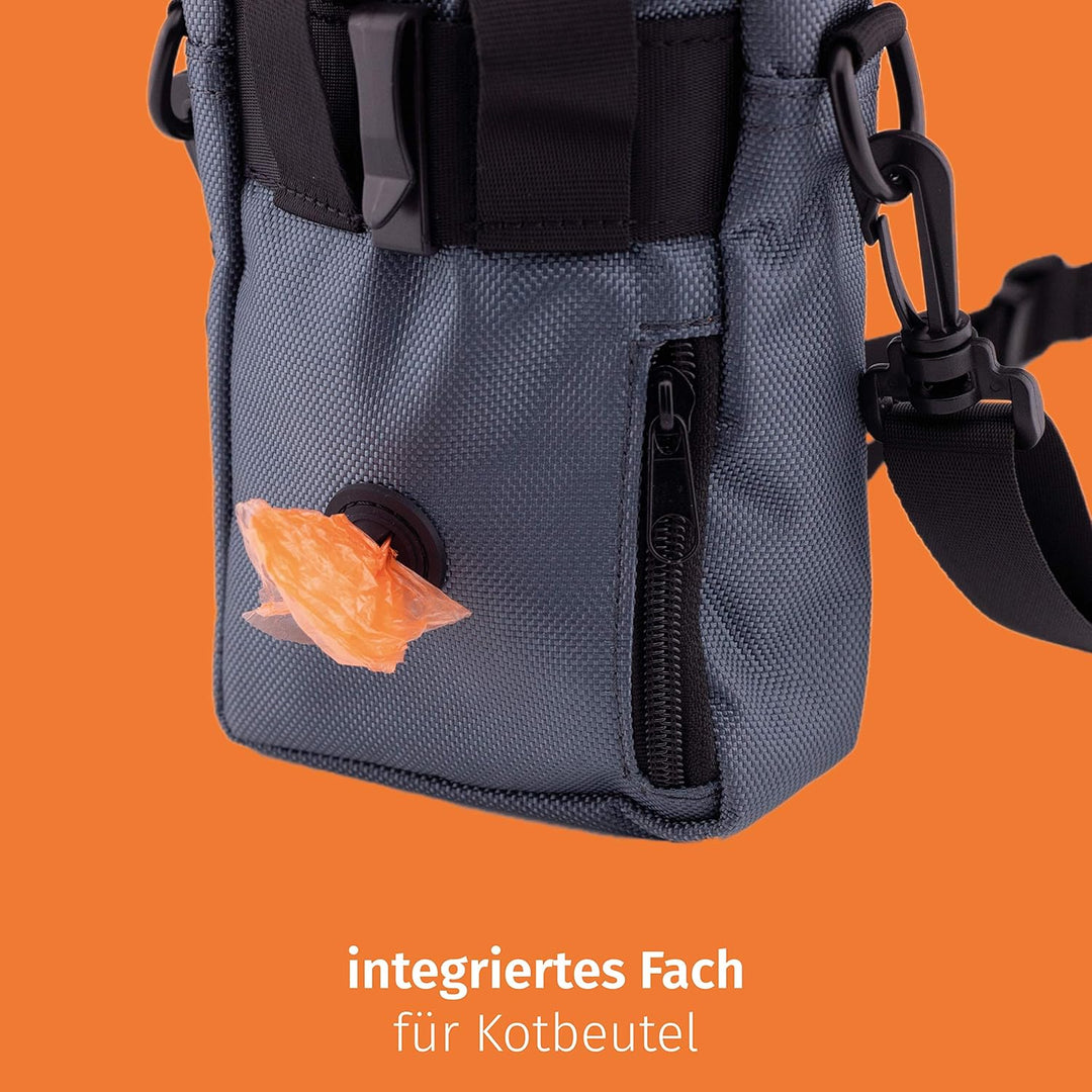 Floxik Premium Futterbeutel | praktischer Allrounder Leckerli-Beutel für Hunde | Leckerlie-Tasche fü