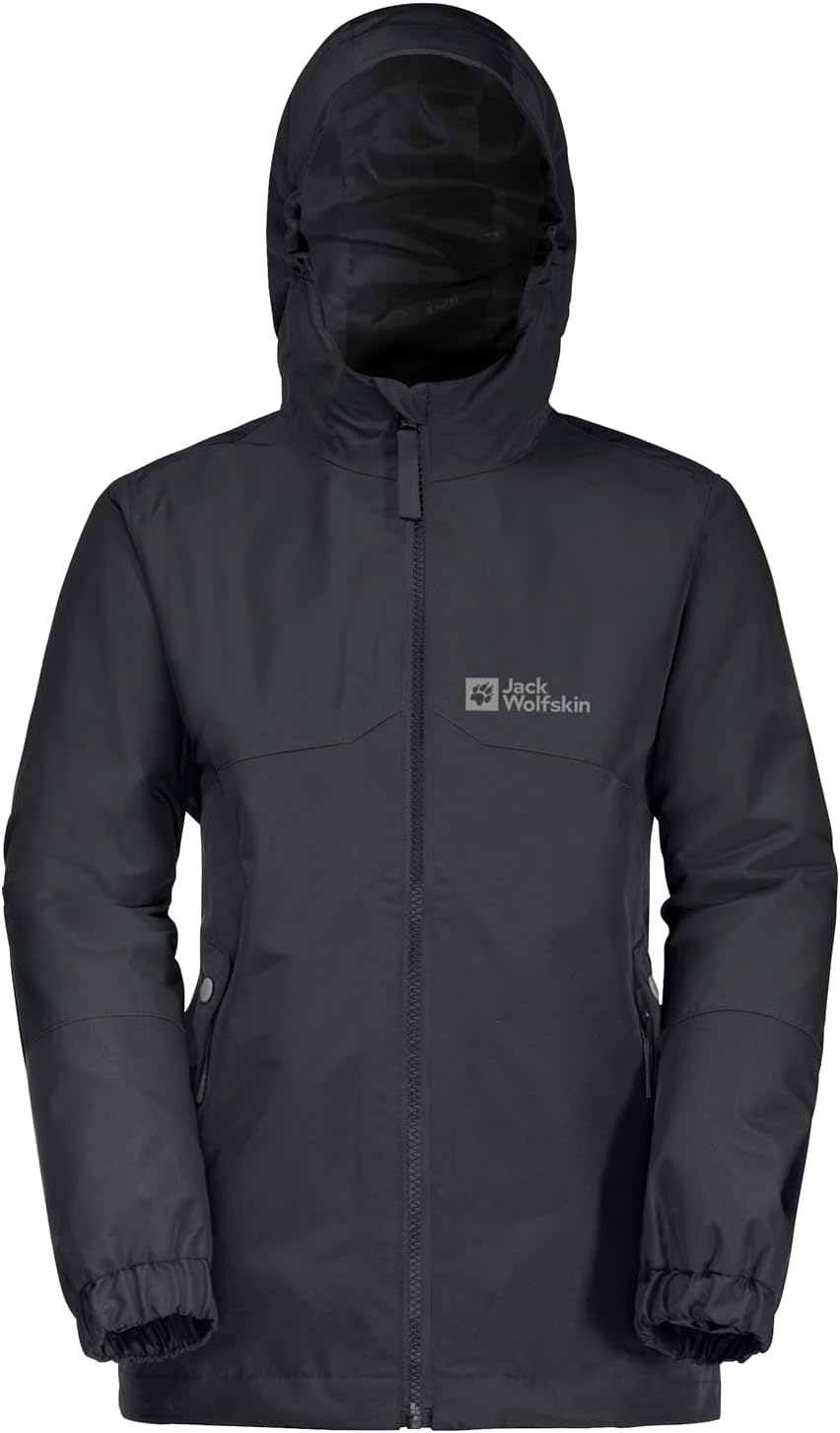 Jack Wolfskin Jungen B Iceland 3in1 Jkt 3in1-jacke 92 phantom, 92 phantom