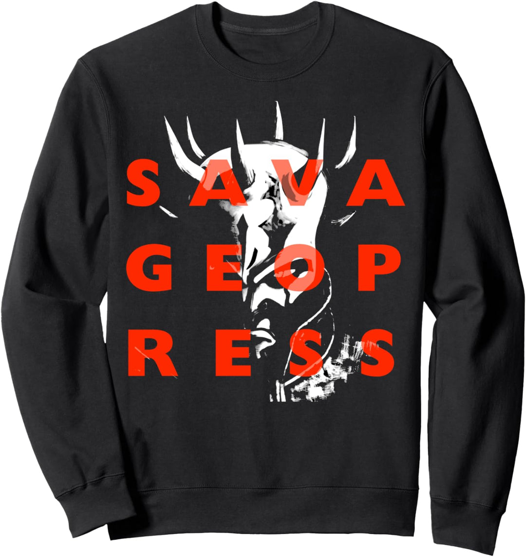 Star Wars: Clone Wars Savage Opress Text Overlay Sweatshirt