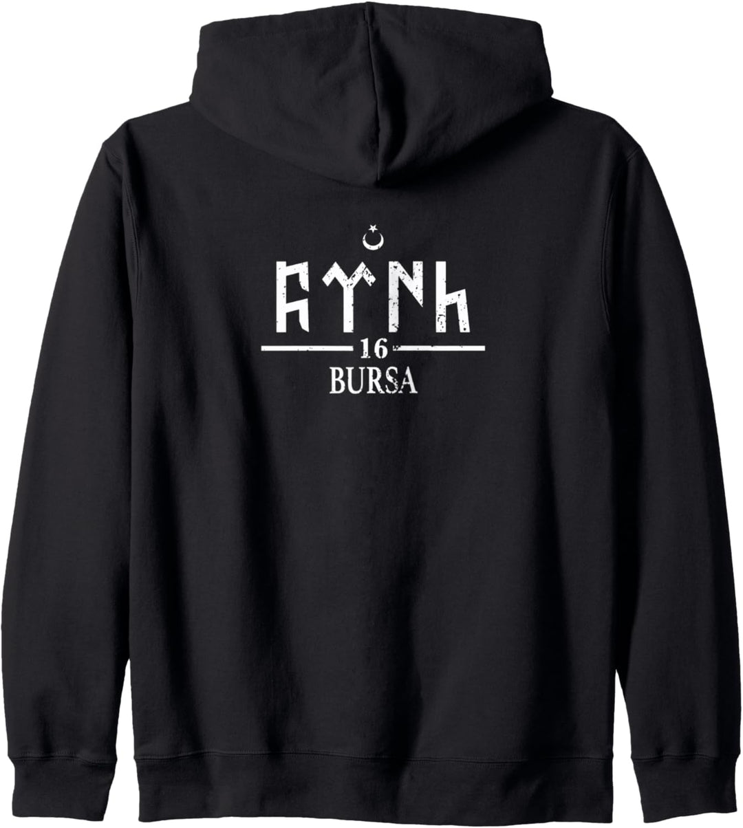 Bursali Bursa 16 Göktürk Schrift Göktürkler Türkei Kapuzenjacke