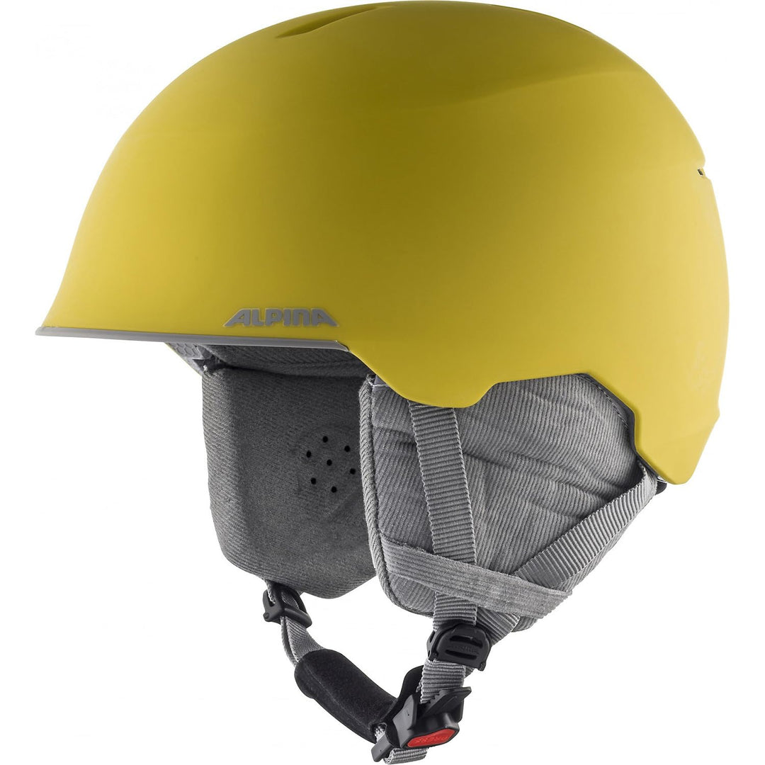 ALPINA MAROI JR - Sicherer, Bruchfester & Individuell Anpassbarer Skihelm Für Kinder curry-grey matt