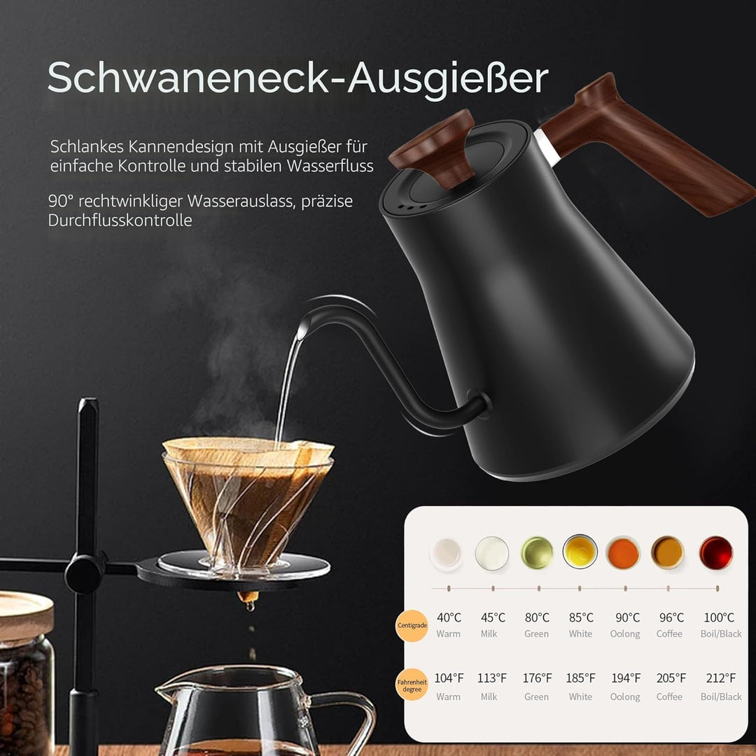 RHD heisswasserspender mit Echtzeit-temperatureinstellung, schwanenhals wasserkocher, kitchen aid wa