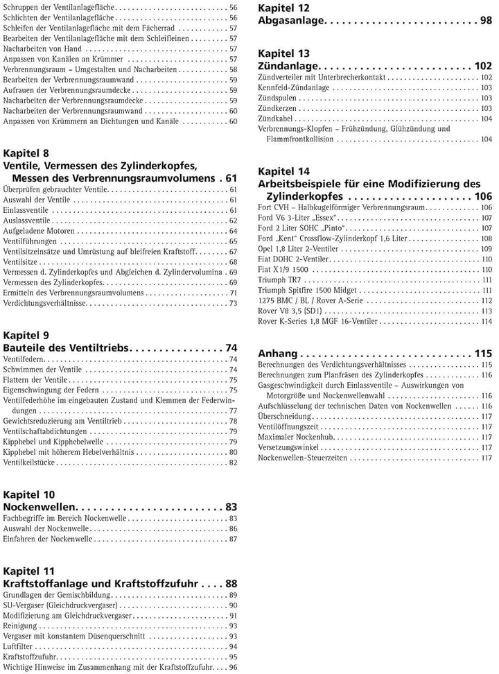 Praxishandbuch Zylinderköpfe: Technik, Tuning, Modifikationen, Gebundenes Buch