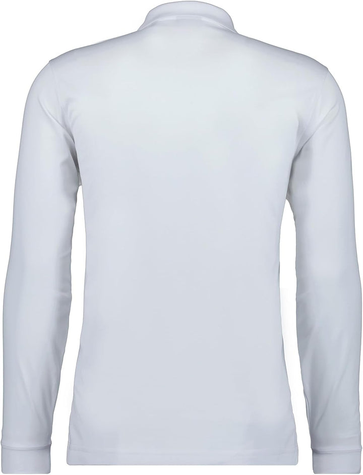 RAGMAN Herren Softknit-Polo Fineliner, Langarm M Weiss-006, M Weiss-006