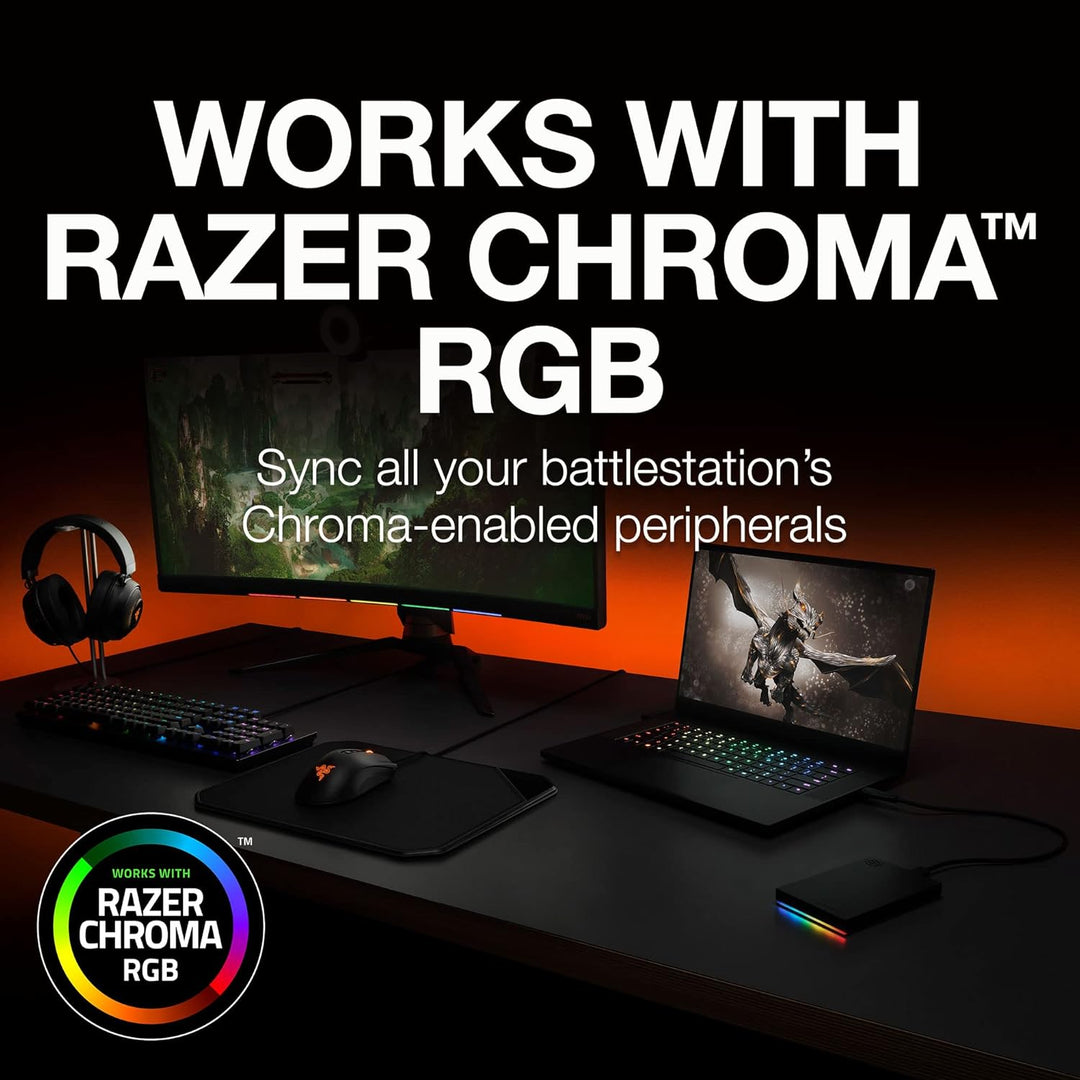 Seagate FireCuda Gaming HDD 1TB, tragbare externe Festplatte, PC Gaming, USB 3/2, inkl. 3 Jahre Resc