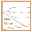 VBChome Waschbecken 45,5 x 32 cm Keramik Weiss Oval Waschtisch Handwaschbecken Aufsatzwaschbecken Wa