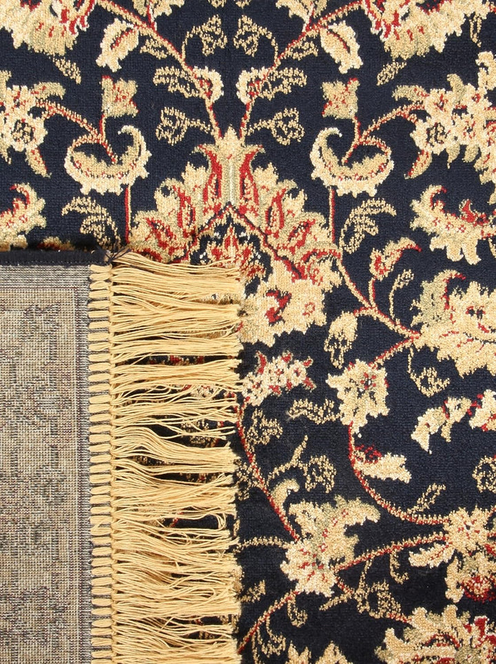 ABC Tappeti Teppich Farshian Hereke blau/braun 100 x 140 cm