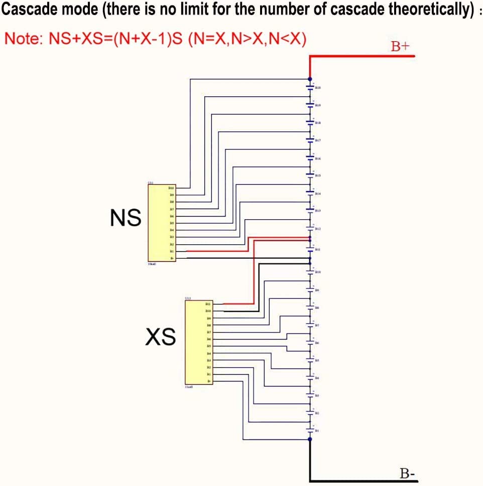 TECNOIOT 6S 5A Li-Ion Lifepo4 LTO Lithium Active Equalizer Balancer Kondensator 4S 5S 6S