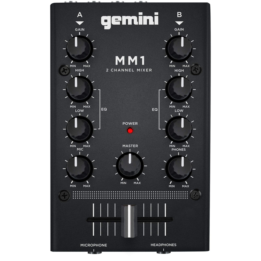 Gemini MM-1 - Mini 2 Kanal DJ Mixer