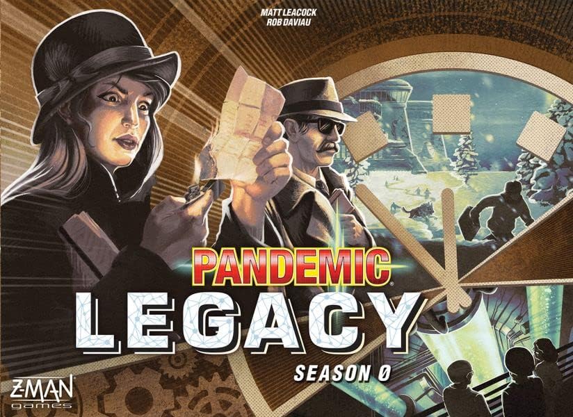 Z-Man Games, Pandemic Legacy Season 0, Board Game, Ages 14+, for 2 to 4 Players, 60 Minutes Playing