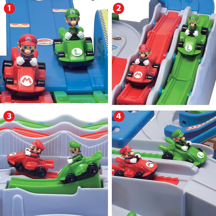 EPOCH Games 7414 Mario Kart Racing DX - Party Spiel Actionspiel Geschicklichkeitsspiel, Farbenfroh