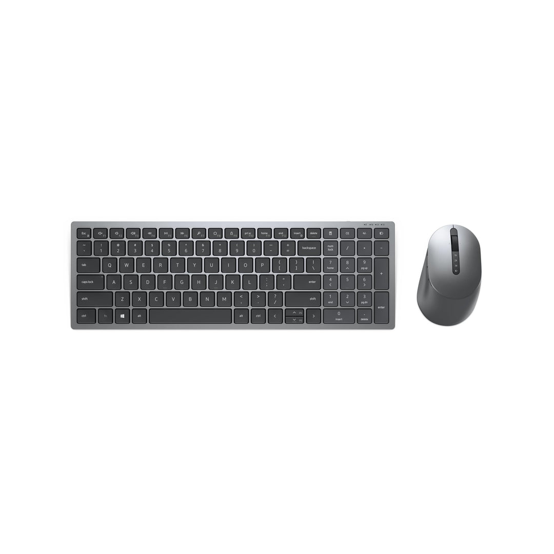 Dell KM7120W, Wireless, Multimedia, Tastatur und Maus Set, French (AZERTY), schwarz