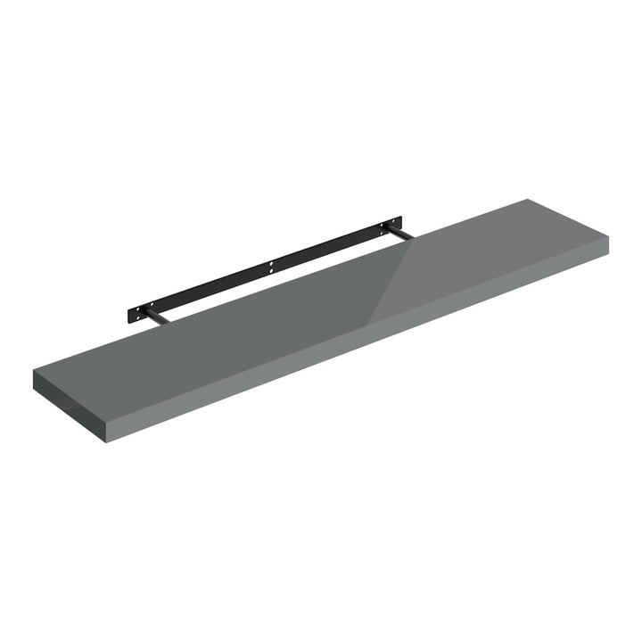 WOLTU Wandregal Regal Wand Schweberegal Regalbrett Wandboard mit Metallhalterung, unsichtbare Montag