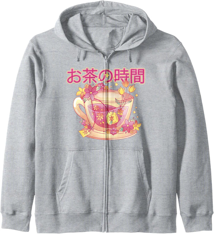 Japanische Kawaii-Tasse Kapuzenjacke