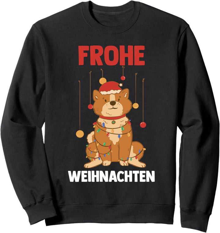 Weihnachts Katze Kater Frohe Weihnachten Sweatshirt