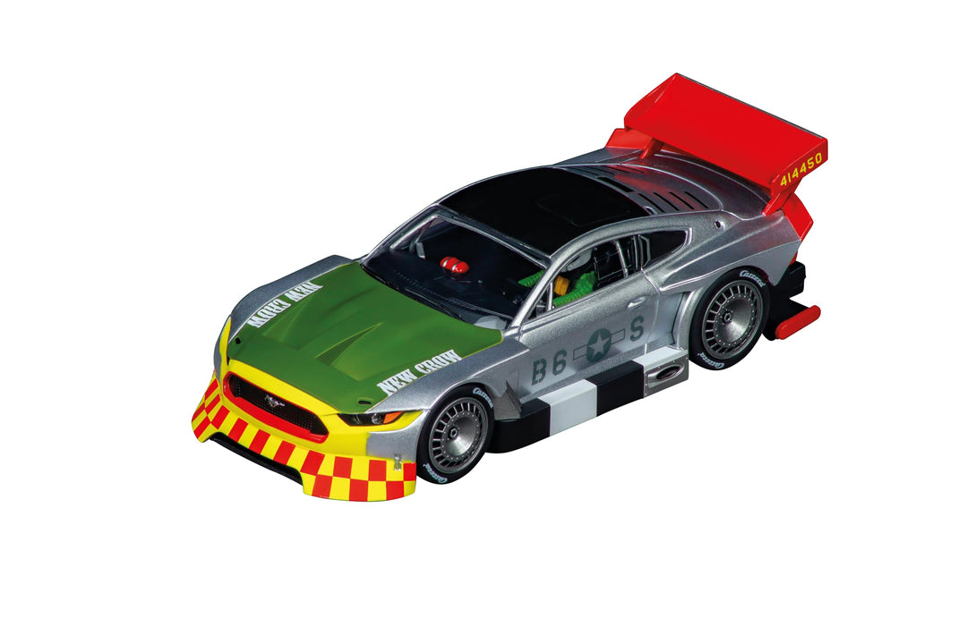 Carrera Evolution Ford Mustang GTY, New Crow – Slotcar mit Lichtfunktionen, digital nachrüstbar & de