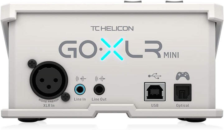 TC Helicon GoXLR MINI-WH Online-Broadcast-Mixer mit USB/Audio-Schnittstelle und Midas-Vorverstärker