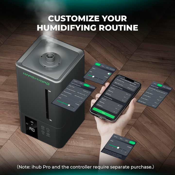 MARS HYDRO Plant Humidifier 6L,with Adjustable Humidity,Timer Function,Ultrasonic Precise and Silent