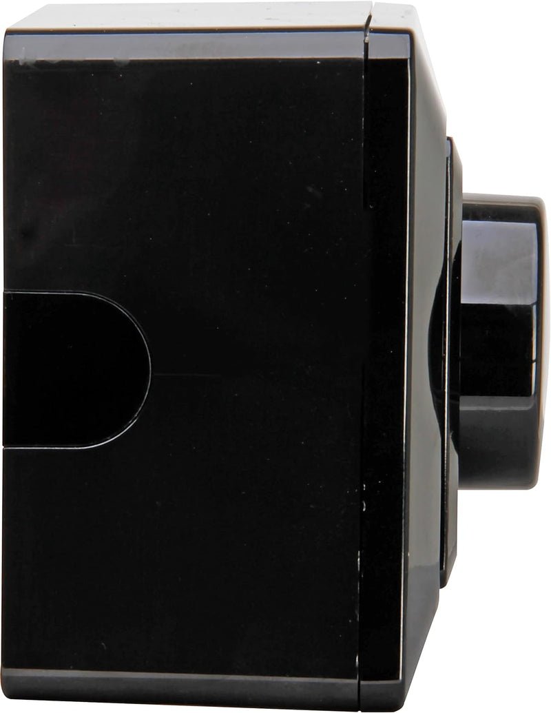 KOPP Aufputz-Programm Standard, schwarz, LED-Dimmer (Phasenanschnittsdimmer), 3-35 W, 820205009 Schw