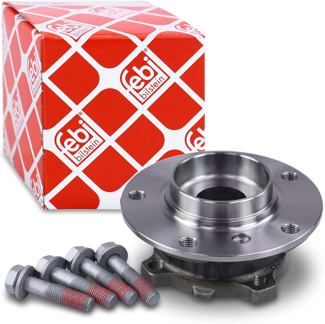 febi bilstein 23371 Radlagersatz mit Radnabe und Befestigungsschrauben , 1 Stück