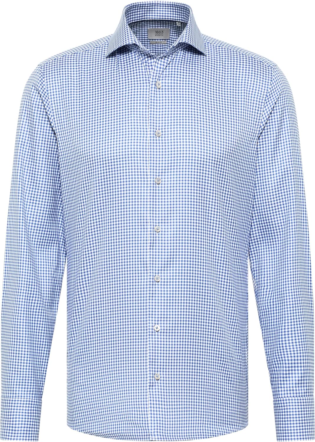 eterna Herren Twill-Hemd Slim FIT 1/1 blau 42_H_1/1